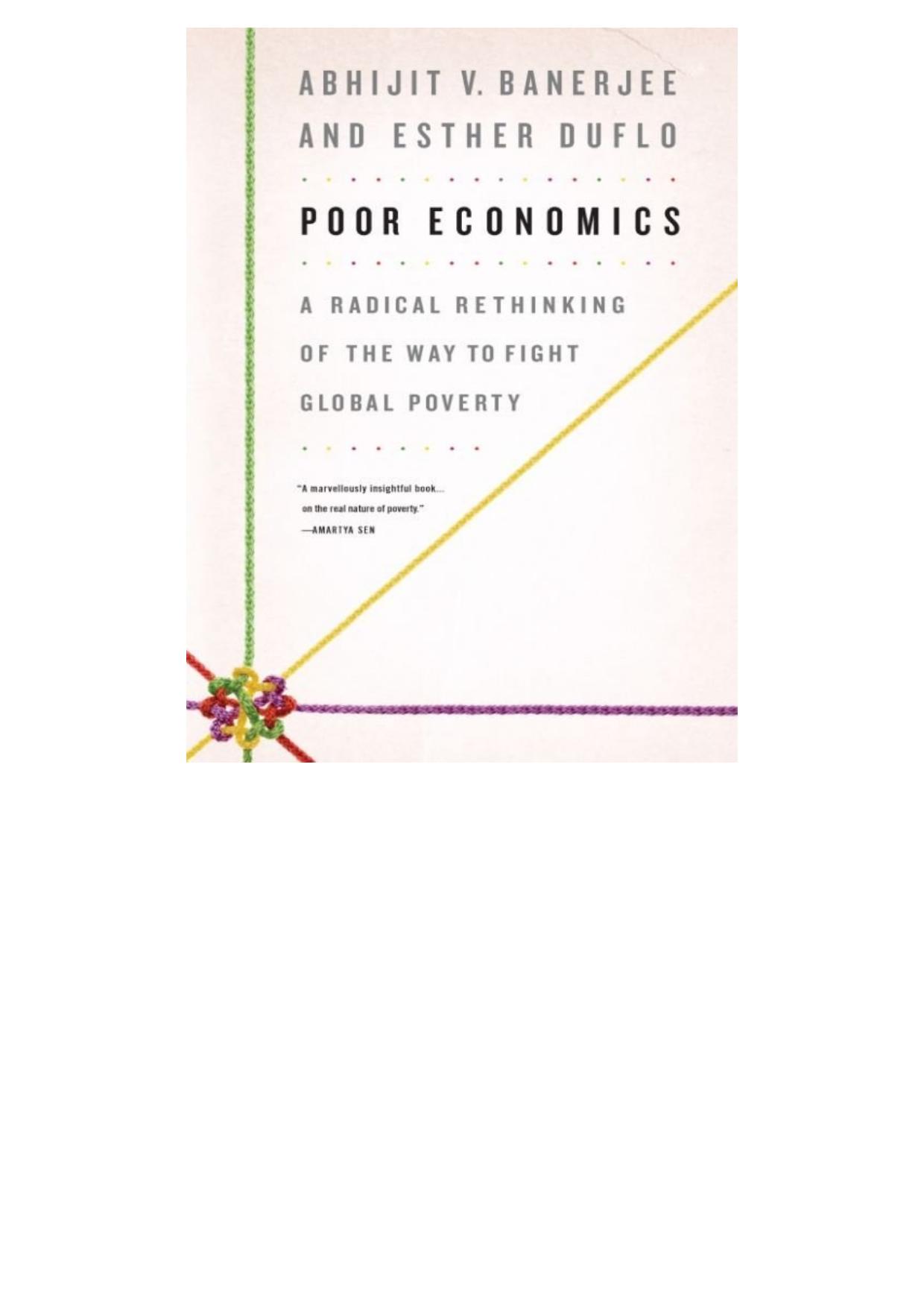 Poor Economics